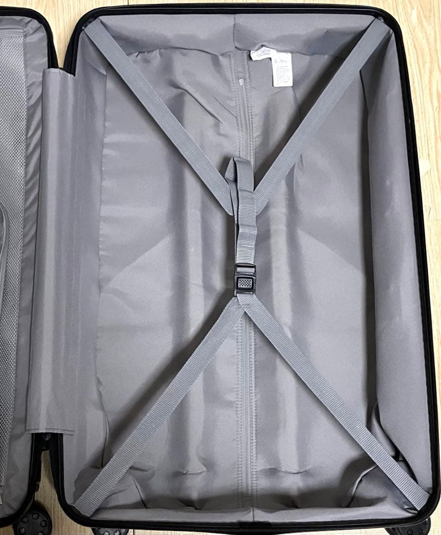 美品 送料無料 無印良品 キャリーバーの高さを自由に調節できるハードキャリー