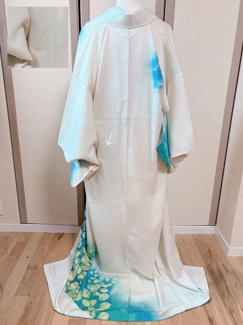 訪問着　フルセット　裄66 友禅　正絹　卒業式　入学式　結婚式　M L 袋帯