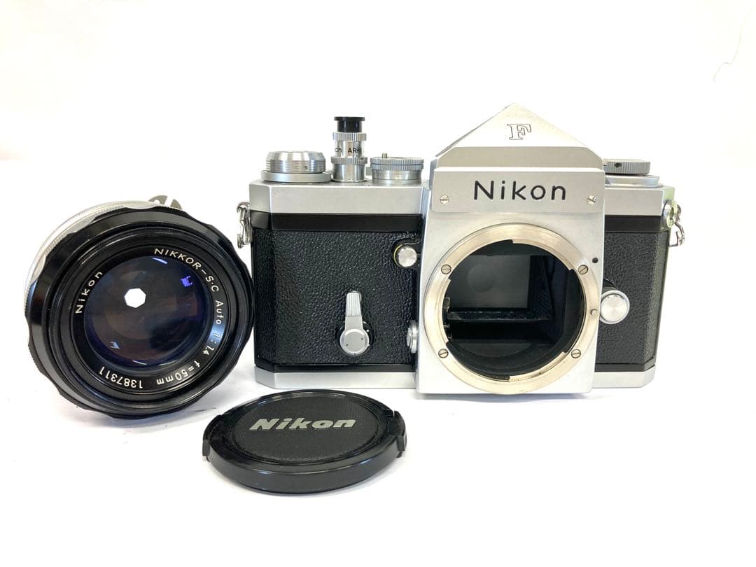 Nikon F 一眼レフフィルムカメラ ＋ NIKKOR S・C レンズ