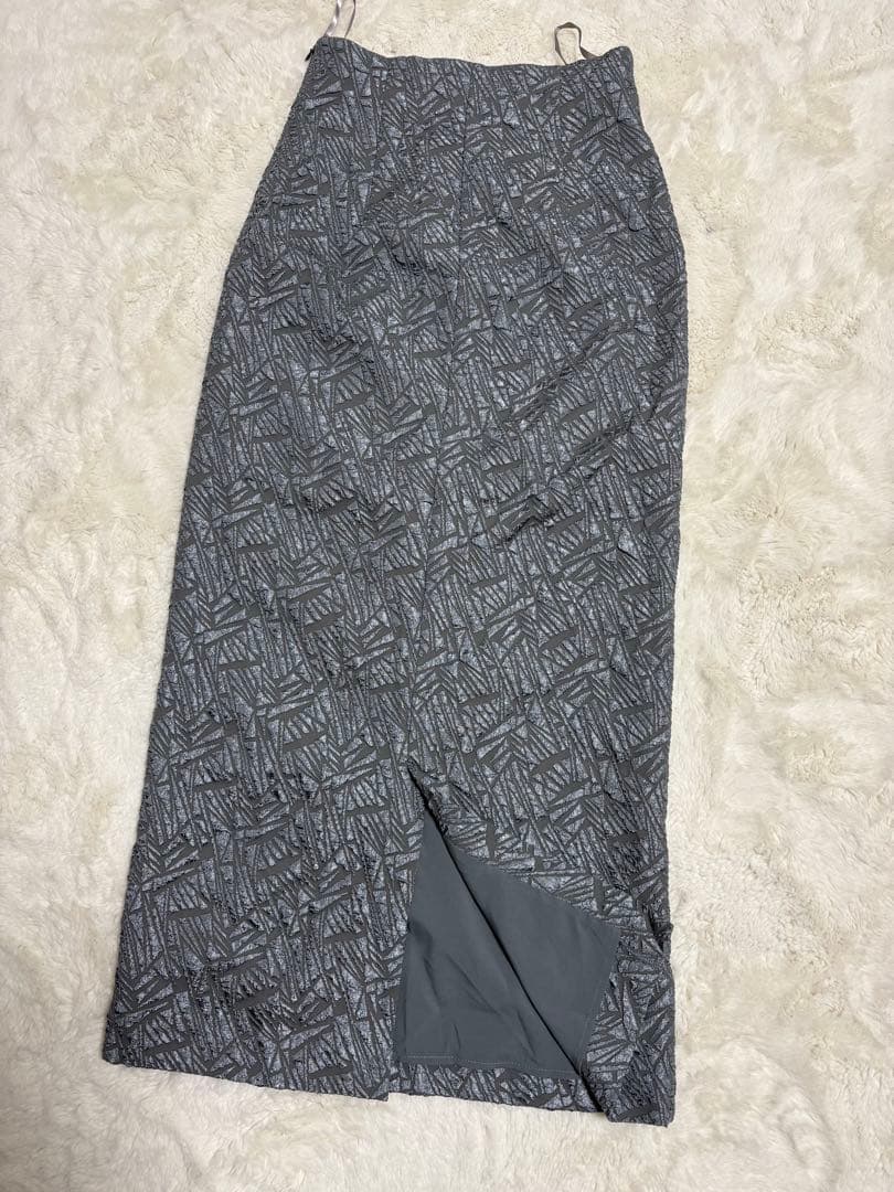 【美品】niana ジャガードセットアップドレス　M