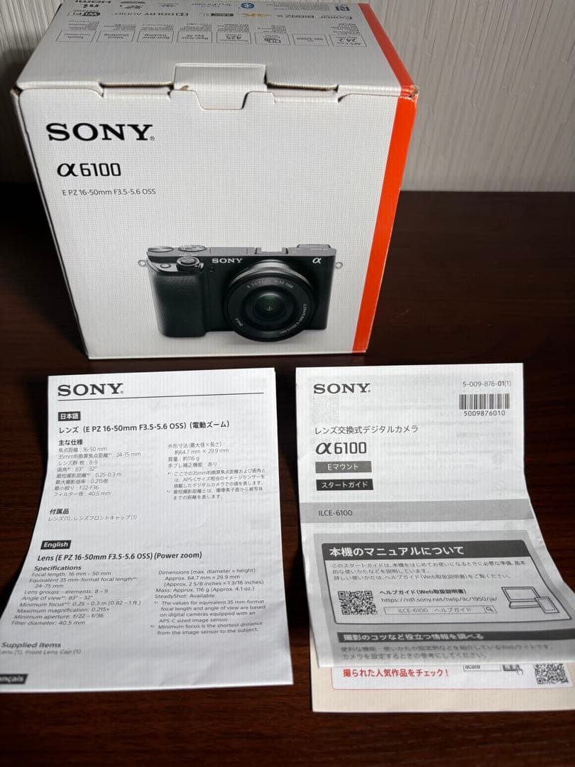 【おまけ付】SONY α6100 標準ズームレンズセット SDカード充電器セット