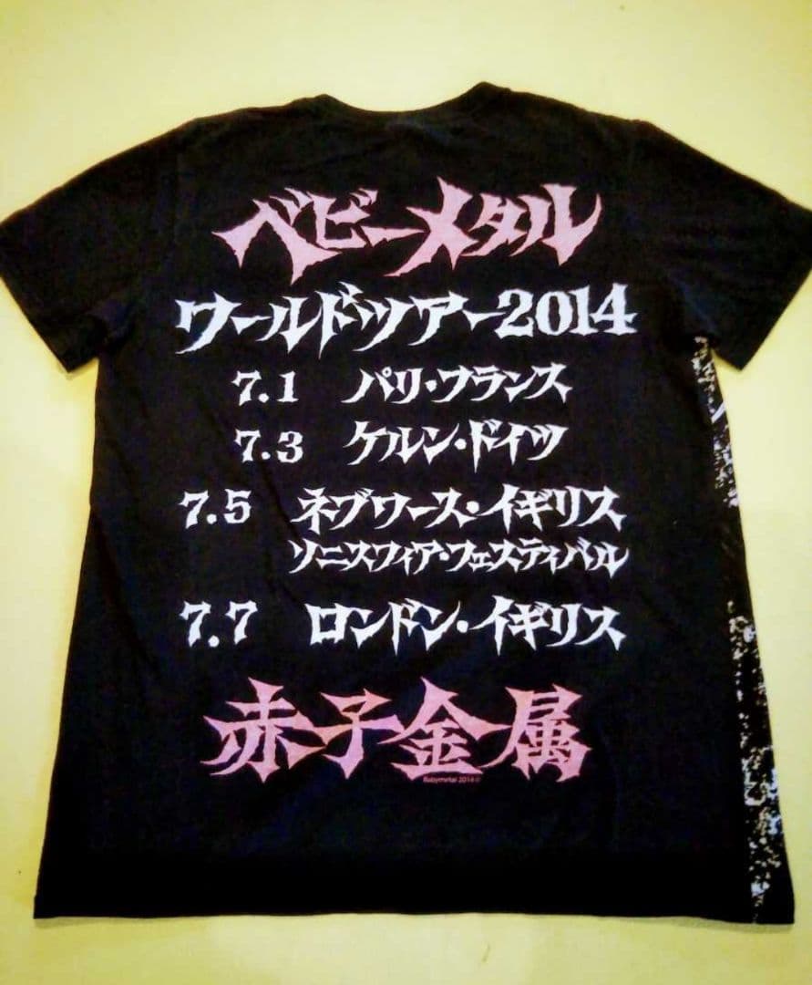 貴重 2014年 キツネ祭り 赤子金属ソニスフィア Tシャツ BABYL