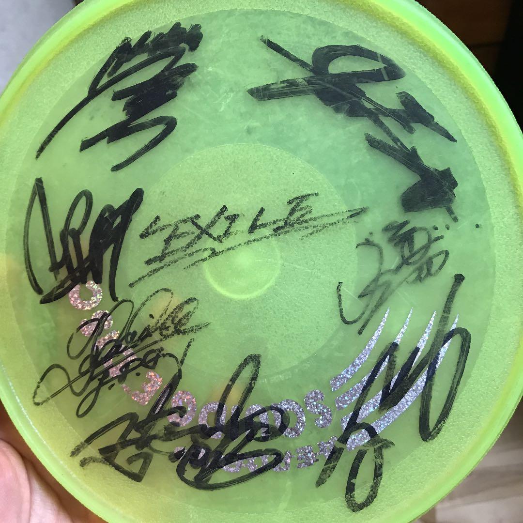 EXILE サイン入りフリスビー