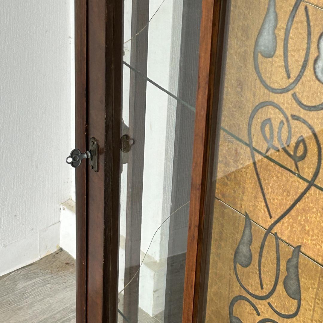 イギリス アンティーク家具 ディスプレイ キャビネット 1930年頃 772A
