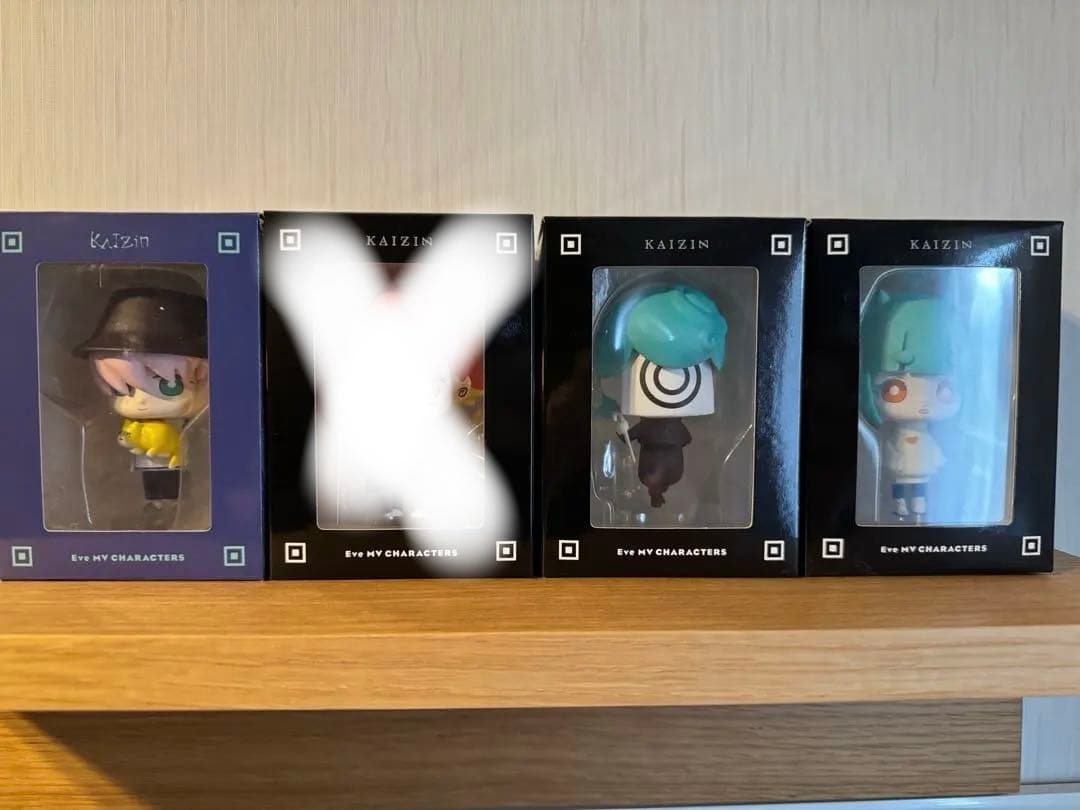 Eve KAIZIN キャラクター フィギュアセット 4体