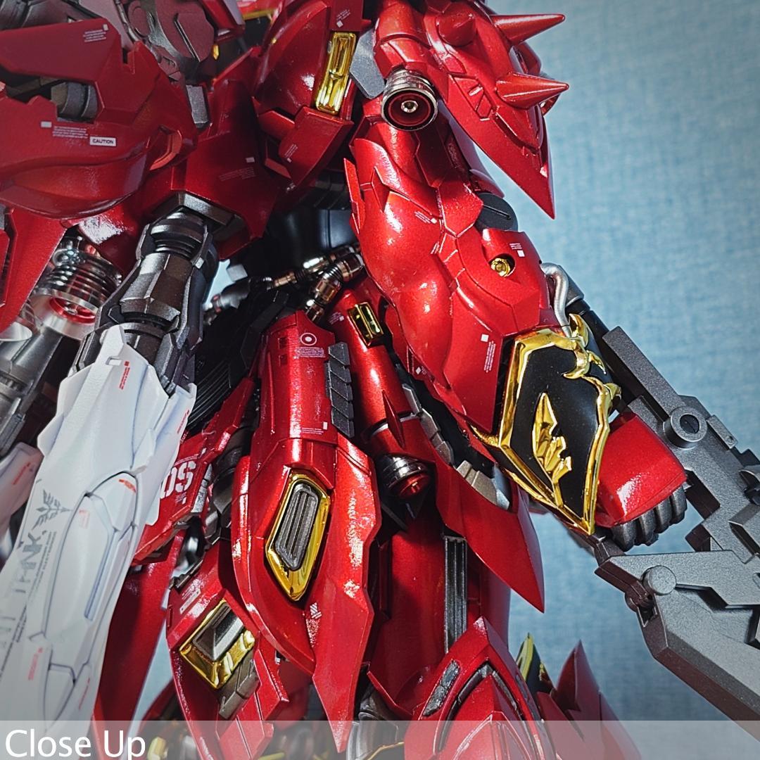 MG シナンジュ \"匠studioカスタム\" キャンディ塗装完成品