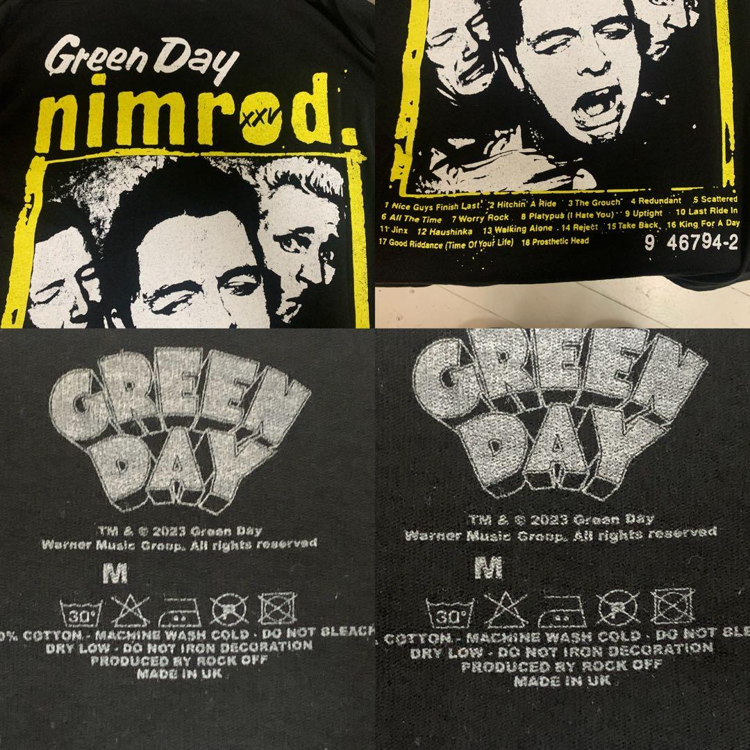 Green Day MADE IN UK Nimrod Breast バンドT