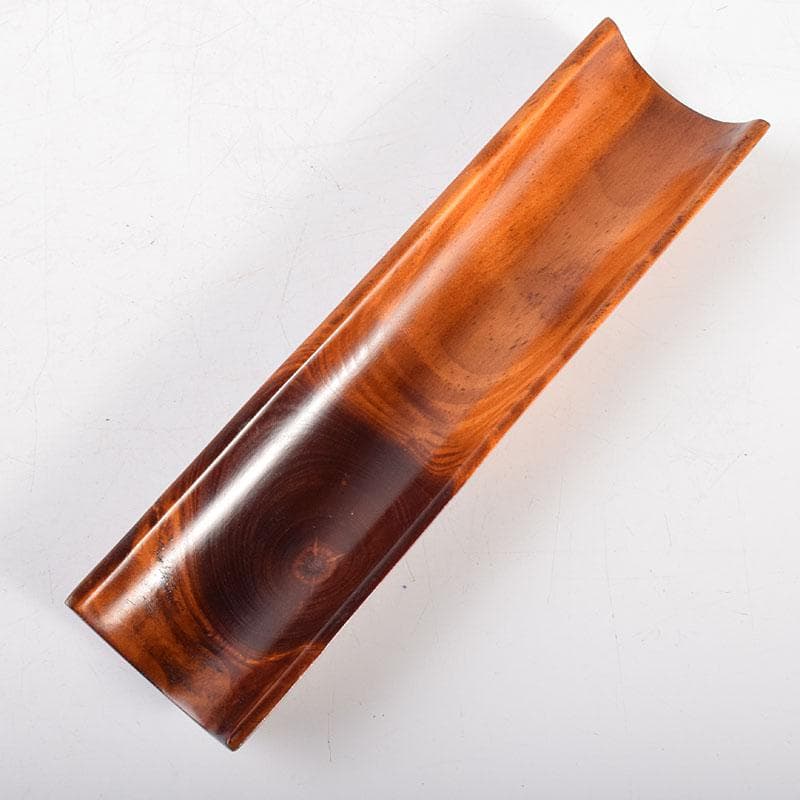 煎茶道具　天然肥松　和歌文　茶合　碗鎮　在銘　共箱　V　R4980