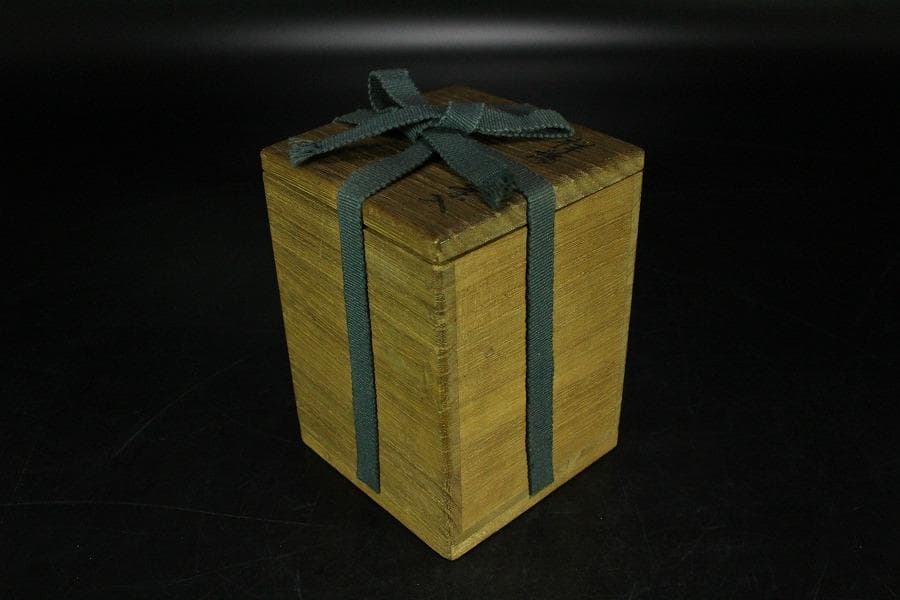 中国美術 古染付 祥瑞 茶入 明時代 唐物 鹿角蓋 茶道具伝来(K-XA856)