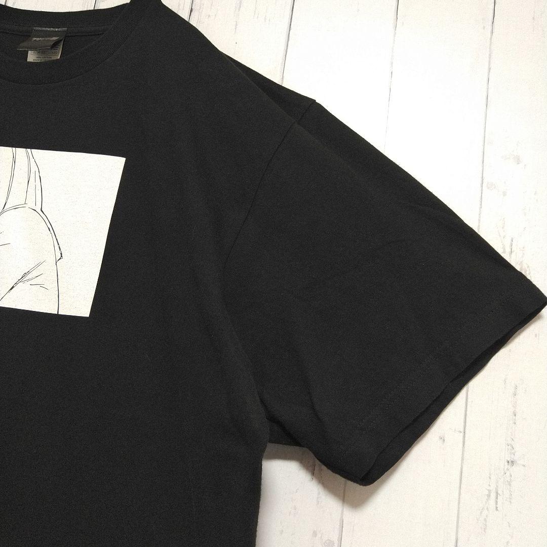 ほぼ新品　フリクリ　サメジマ・マミ美　ガイナックス　貞本義行　Ｔシャツ　黒　ＸＬ