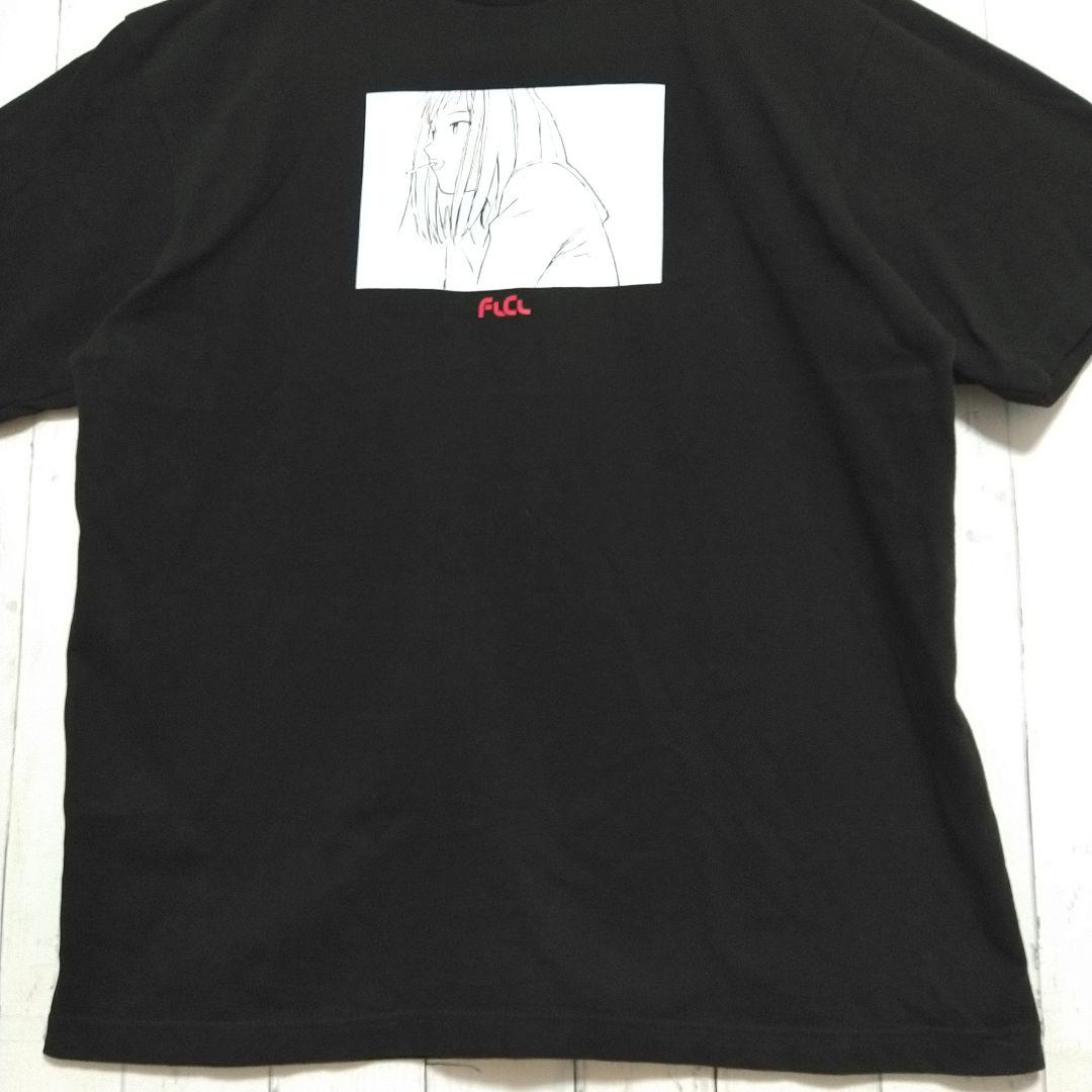 ほぼ新品　フリクリ　サメジマ・マミ美　ガイナックス　貞本義行　Ｔシャツ　黒　ＸＬ