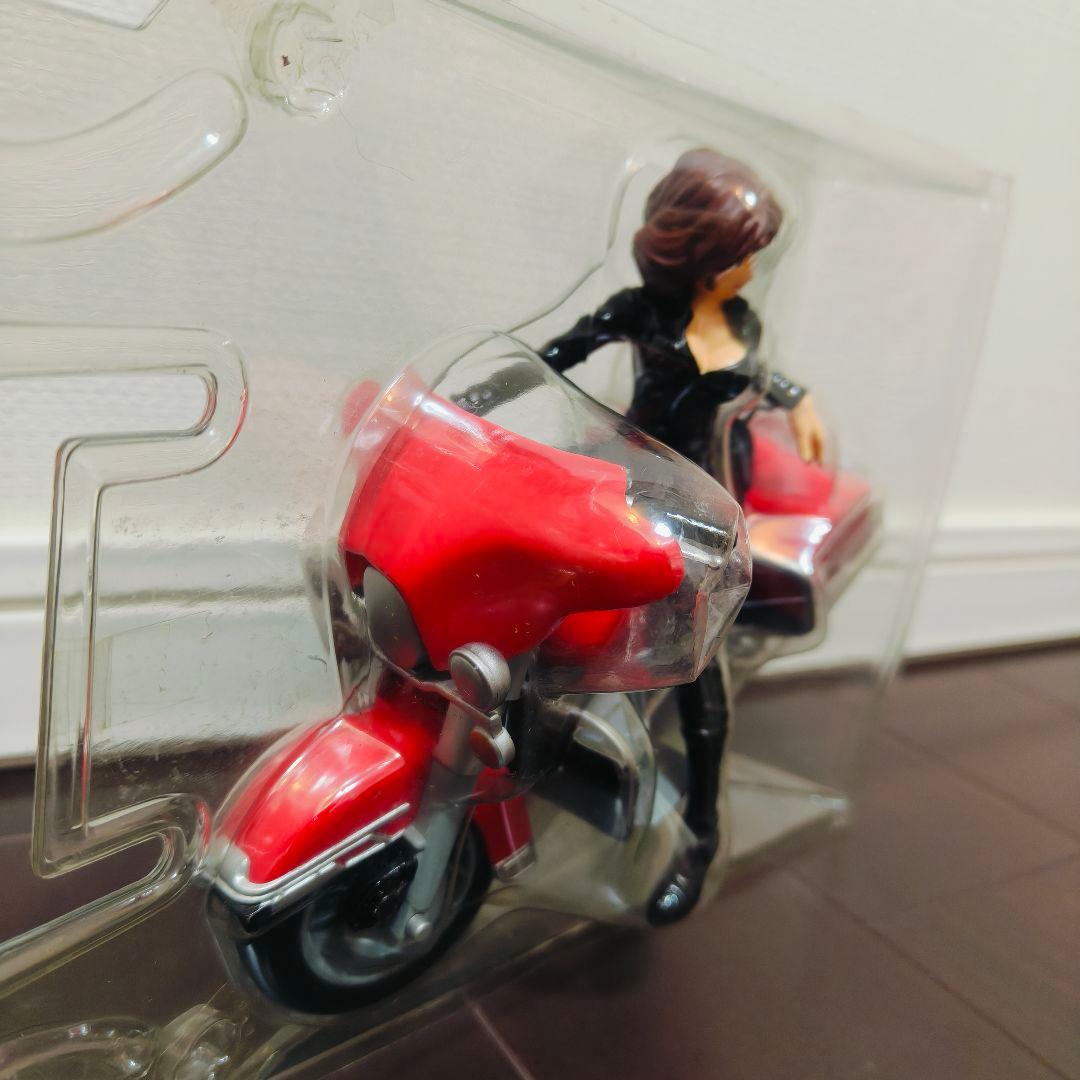 ルパン三世＆フィアット500☆峰不二子黒ライダースーツ＆赤バイクVer