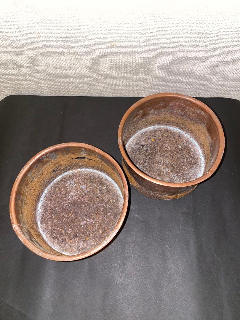 金沢桐工芸品、桐火鉢 2個セット