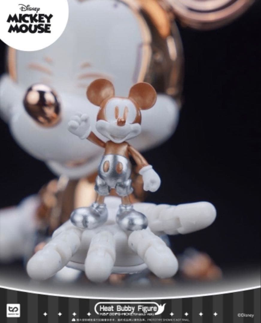 HeatBoys HB0096 ミッキーマウス　合金可動フィギュア 金　限定品