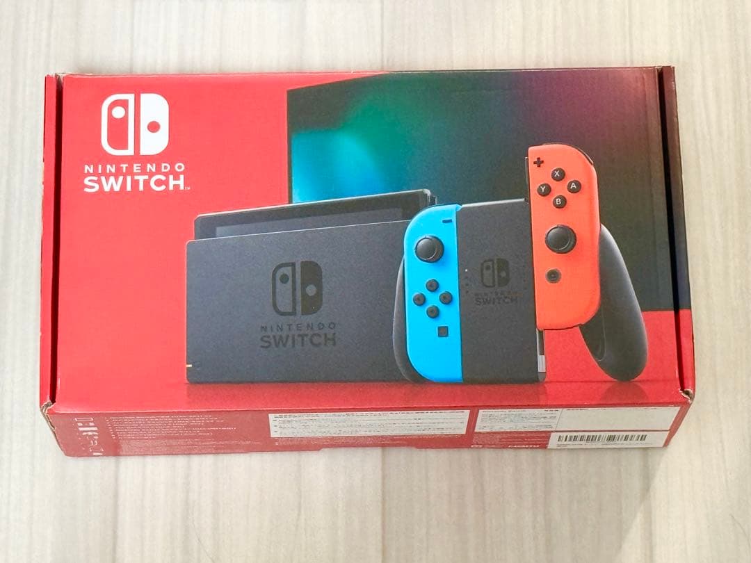 【初期化＆動作確認済み】Switch本体ネオンブルー/レッド＋オマケ