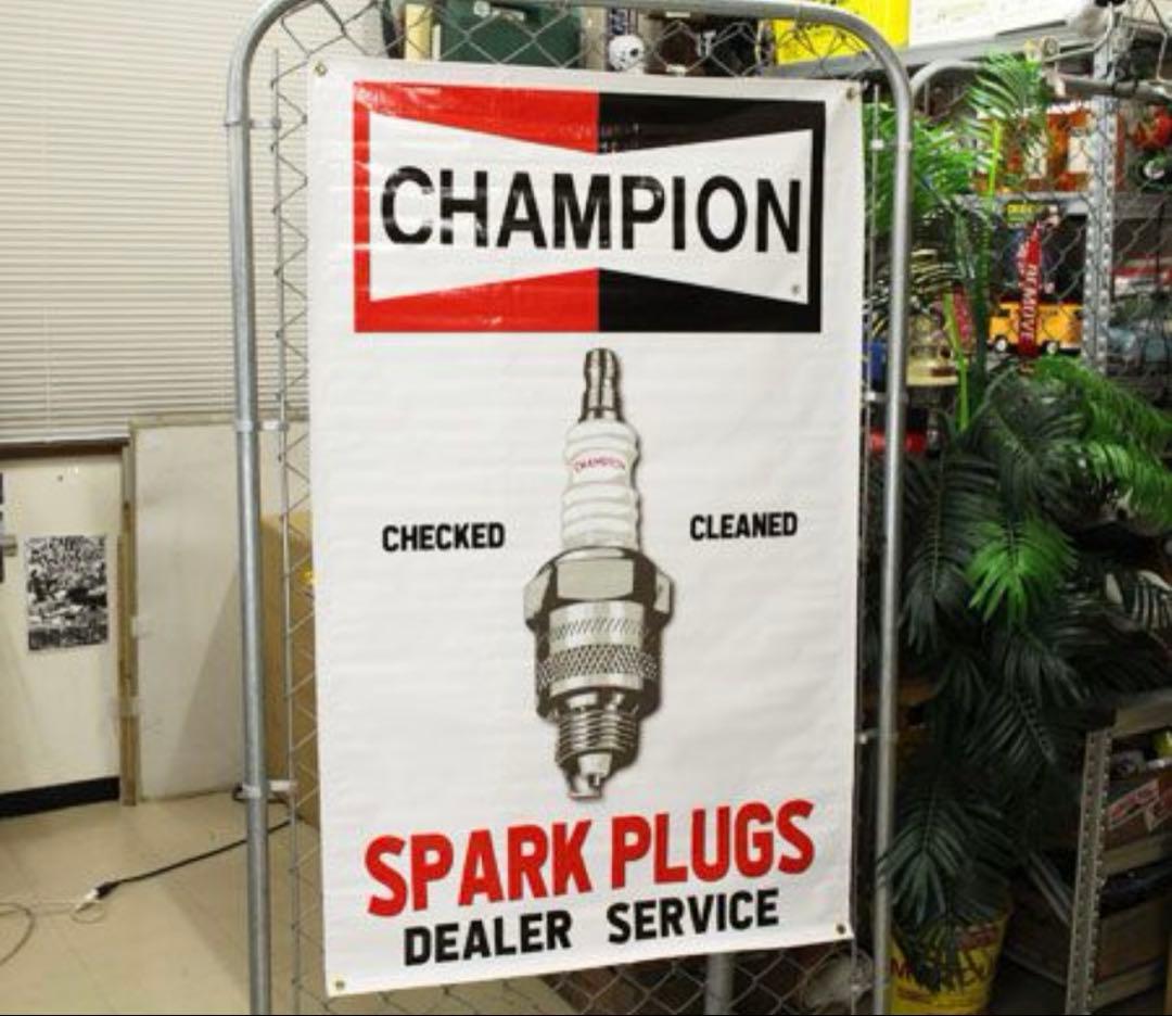 champion plug プロモーション バナー アメリカン雑貨