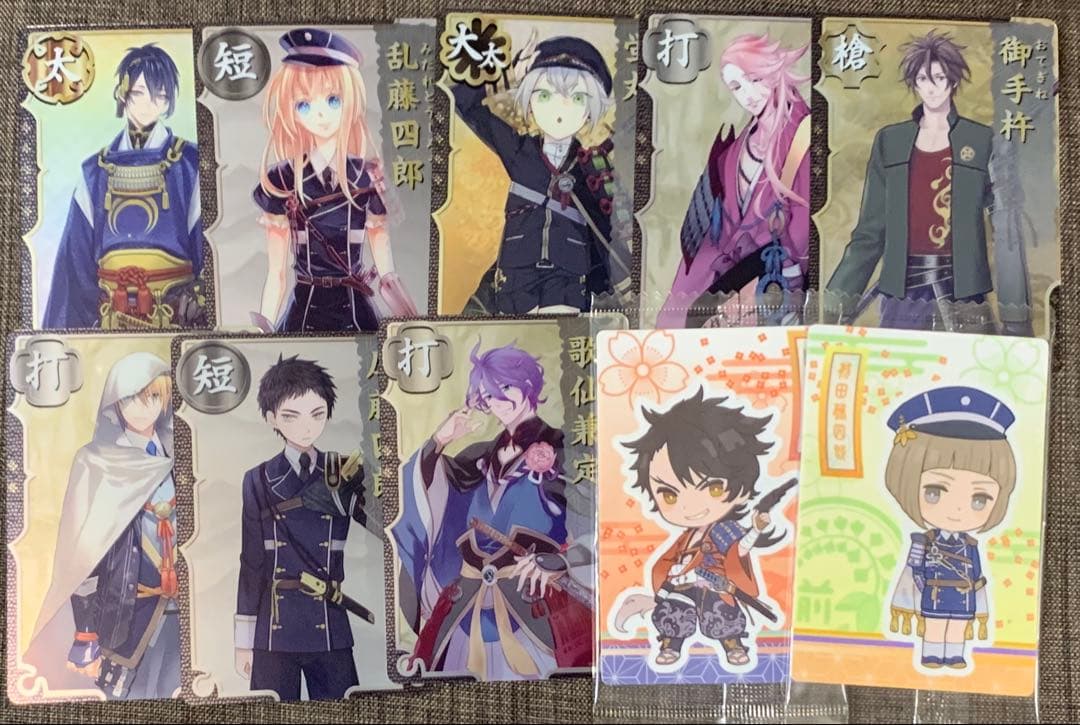 刀剣乱舞 とうらぶ みんくじ 膝丸フィギュアなど グッズまとめ売り