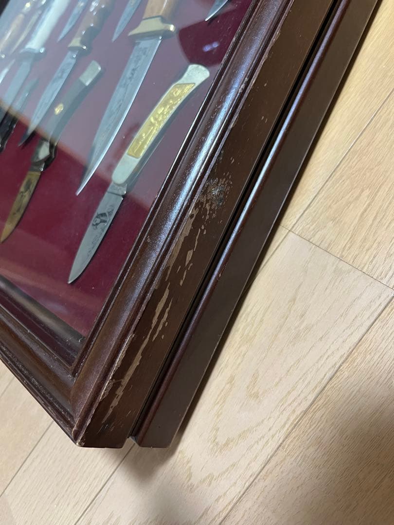 ドイツ製 ゾーリンゲン 飾りナイフ 12本セット 額入り 鍵付き