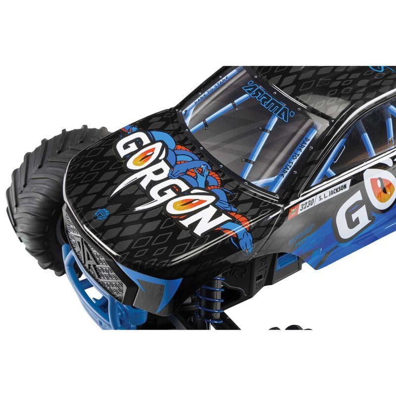 ARRMA GORGON 1/10ラジコン ブラック/ブルー RTRセット