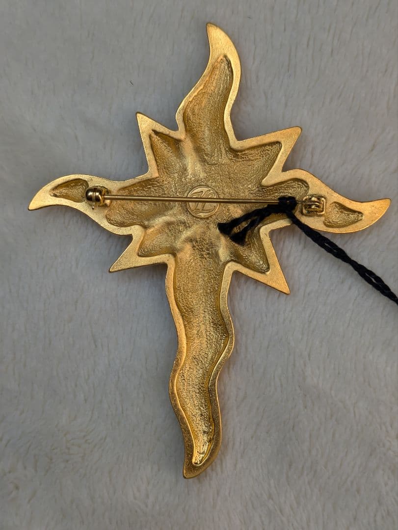 カールラガーフェルド　パール　ゴールド　ブローチ　シャネル　ヴィンテージ