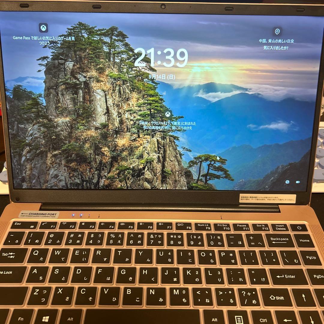 ゴールド ノートPC 日本語配列