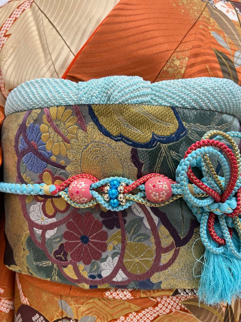 振り袖　フルセット　別誂長襦袢　金彩　成人式　ますいわ屋扱い　重ね襟付き　681