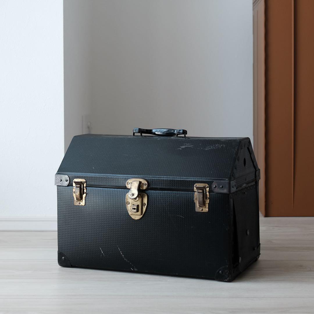 美国 1940年代 古董 宠物筐 猫犬用屋顶型 ペットキャリー ヴィンテージ