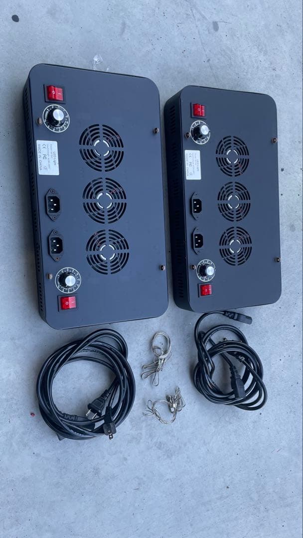 フルスペクトルLED照明　ブラックボックス2個セット