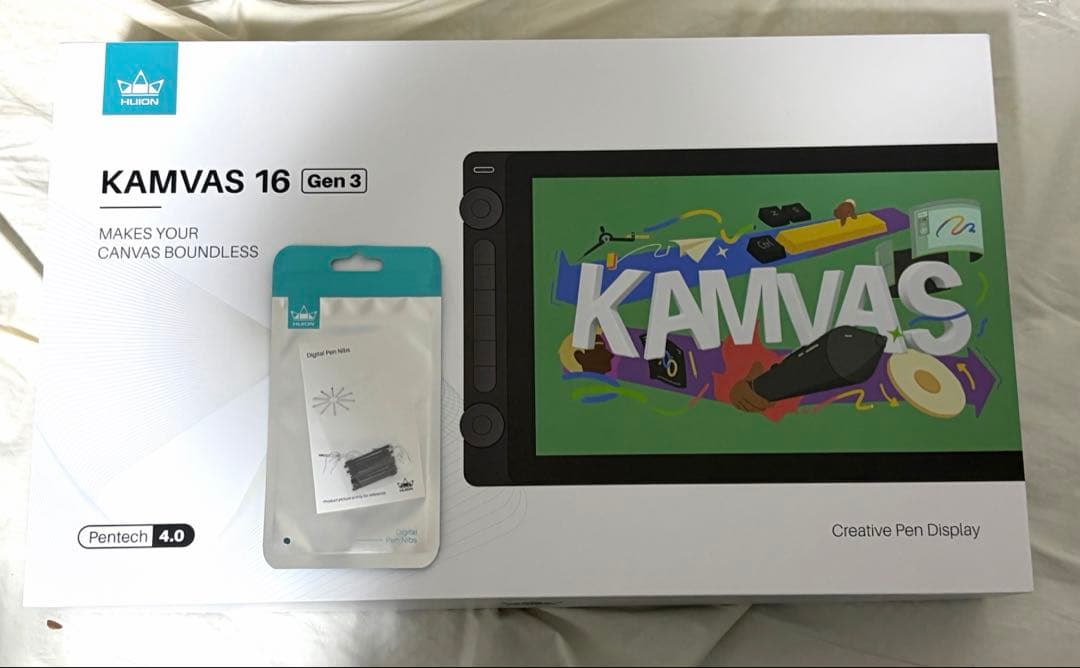 2025年製Huion Kamvas 16 (Gen 3) +フェルト芯10本付