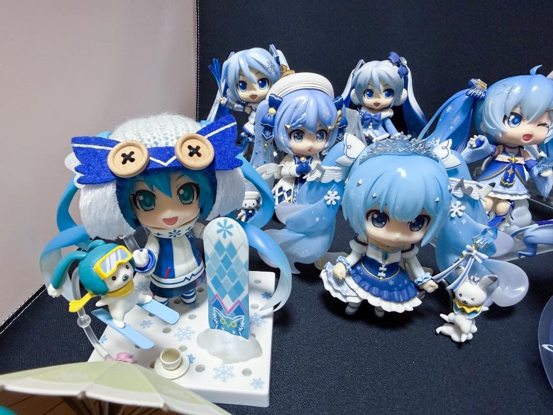 中古 ねんどろいど 雪ミク 2010～2023年 14点 + 2点 冬木小袖等