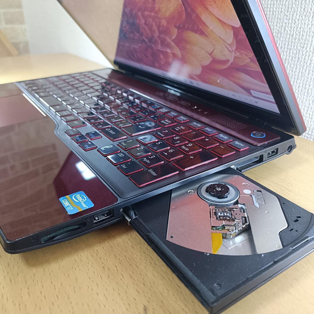 Core i7 Windows11 ノートPC SSD メモリ16GB 富士通