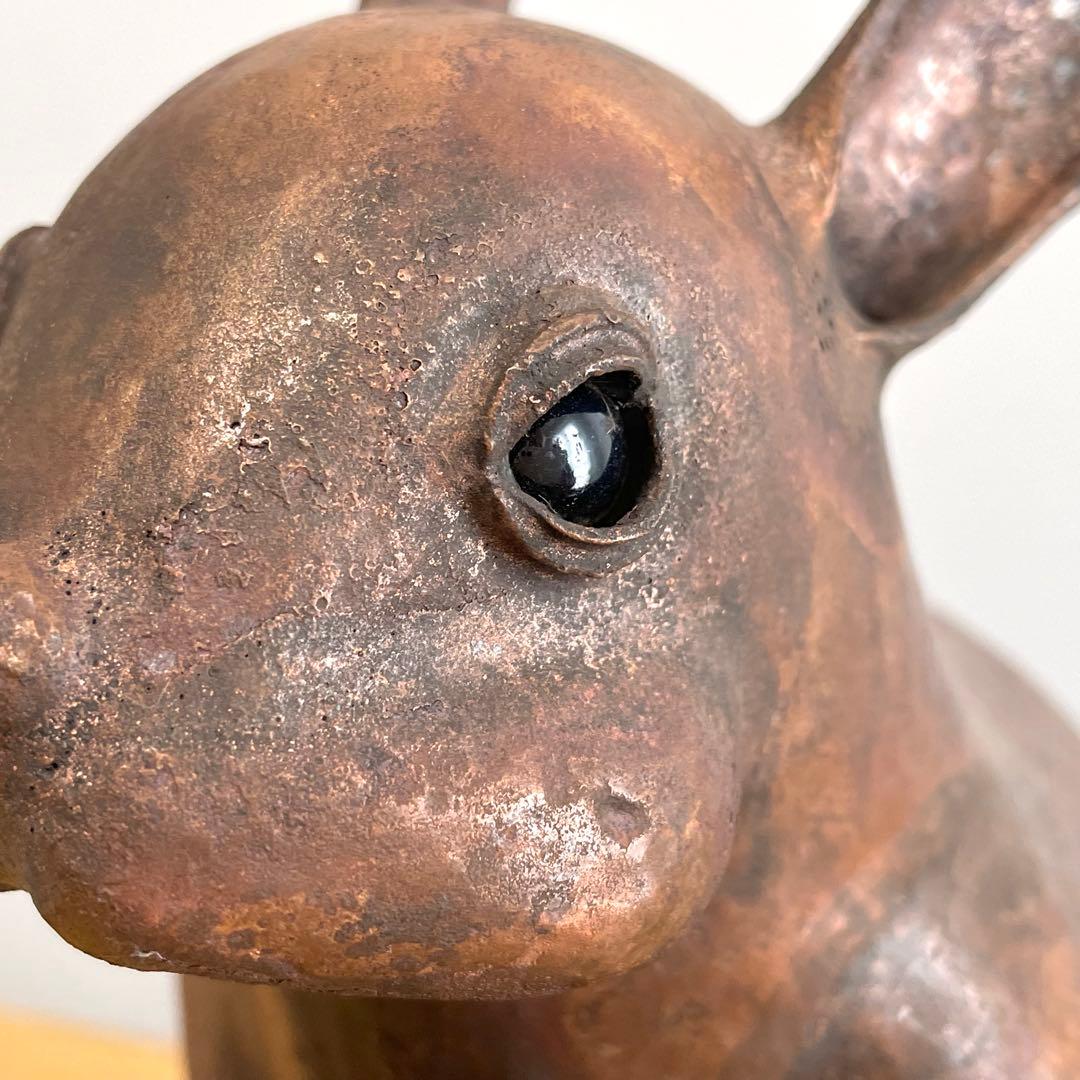 土屋陽太 鍛金 金工美術 一点もの うさぎ 兎 造形作家 オブジェ 金属工芸