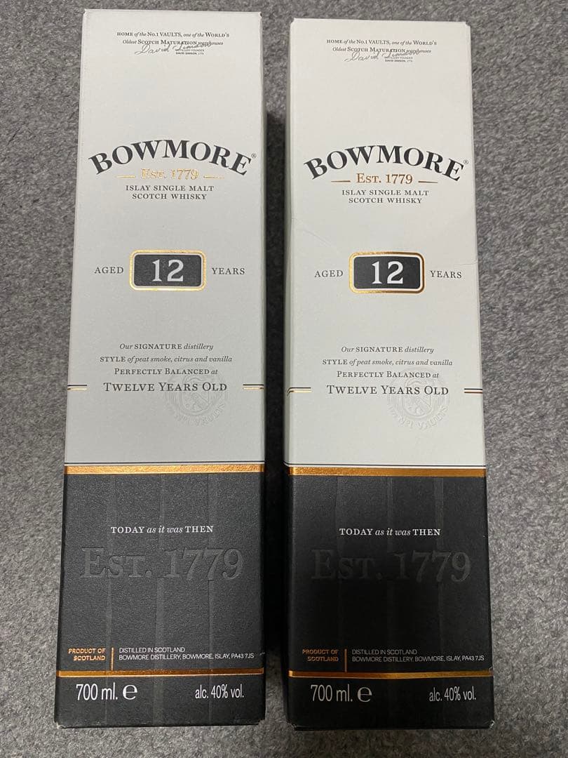 ボウモア BOWMORE 12年 　【2本セット】