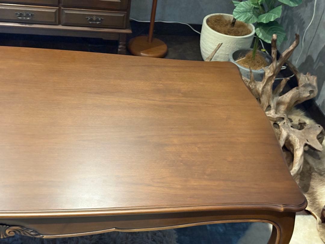 カリモク　karimoku 猫脚　クラシック　チェア4脚　金華山織　IGR