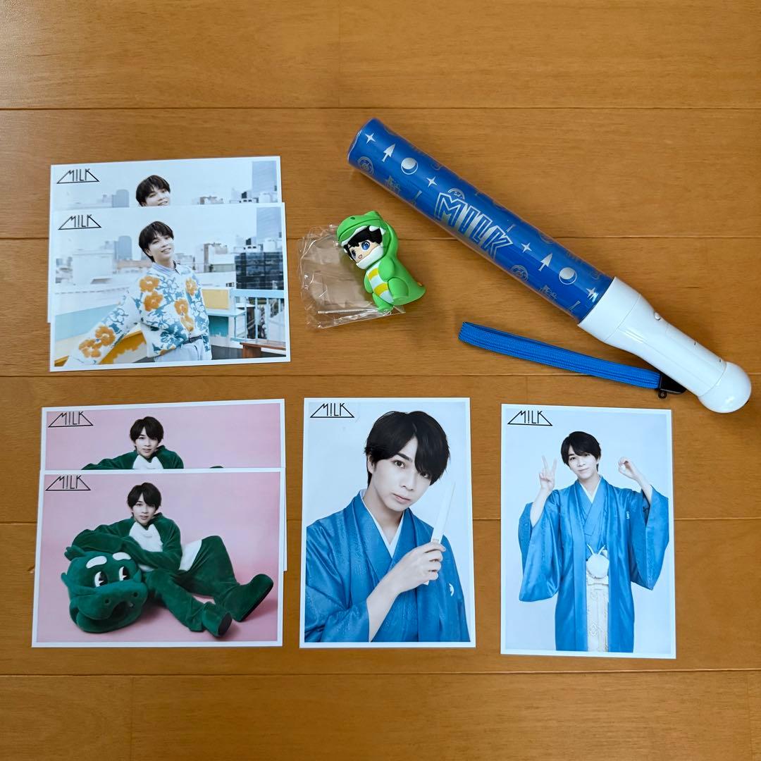 M!LK 塩﨑太智 ペンライト ミニ太智 生写真 セット