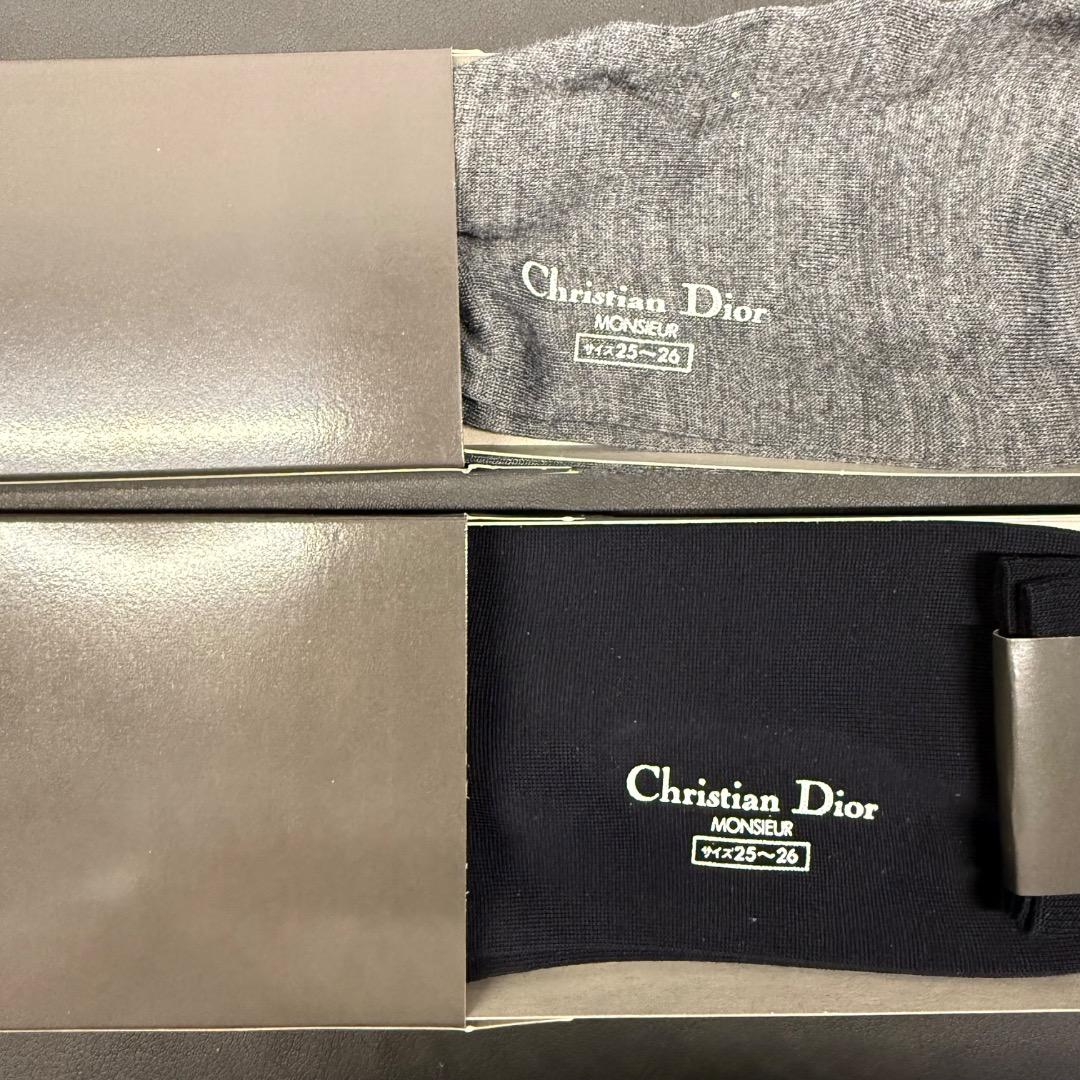 ◉H裏左横1004 未使用保管品 Christian Dior 靴下 6点まとめ