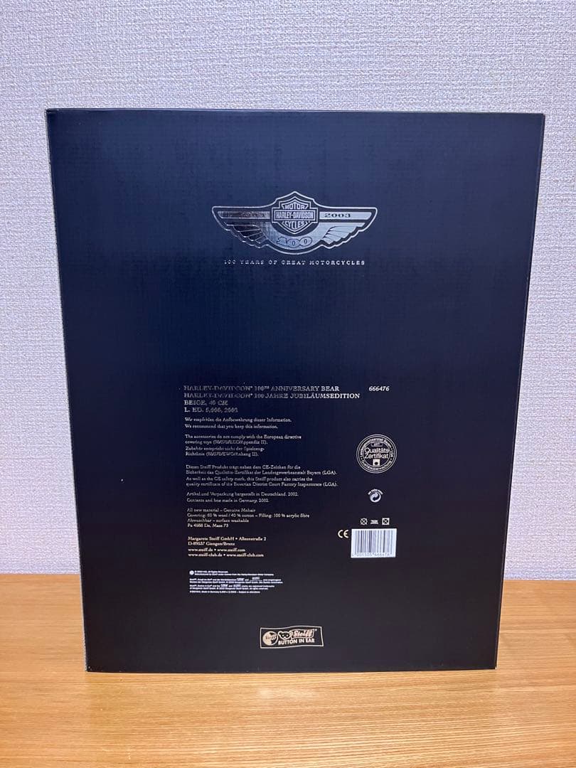 ぬいぐるみ Harley-Davidson Anniversary Bear 2003