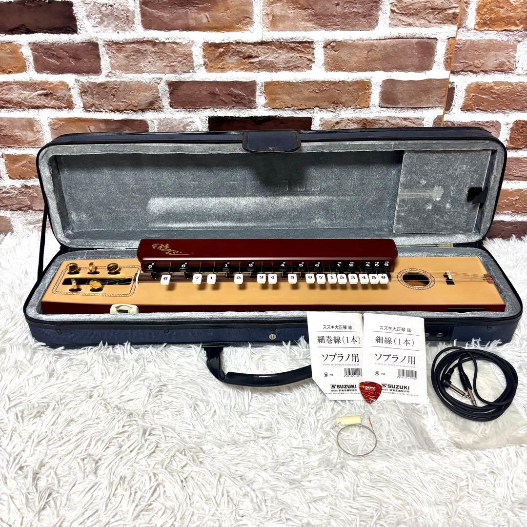 ✨美品✨SUZUKI スズキ　電気大正琴 桂 TAS-11　ハードケース付き