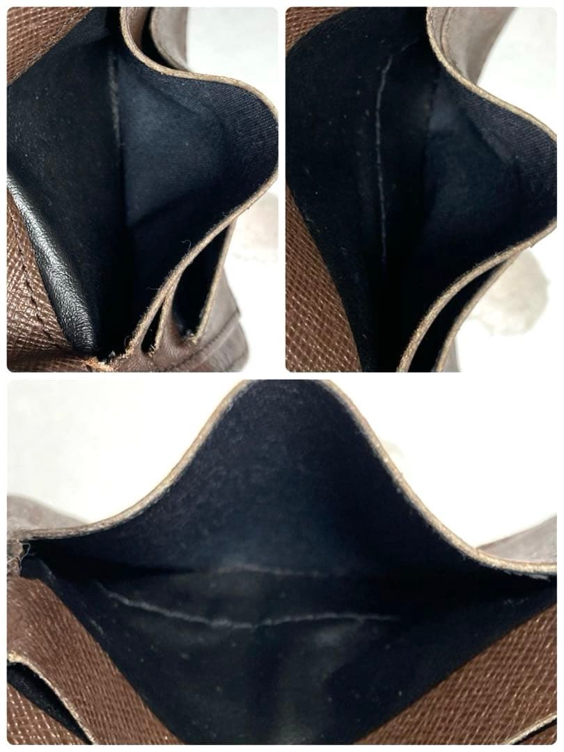 ルイヴィトン　ダミエ　コンパクトジップ　二つ折り財布