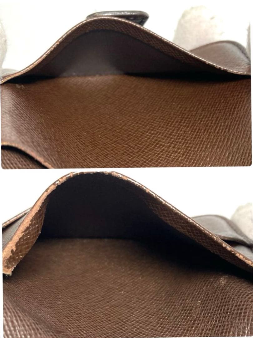 ルイヴィトン　ダミエ　コンパクトジップ　二つ折り財布