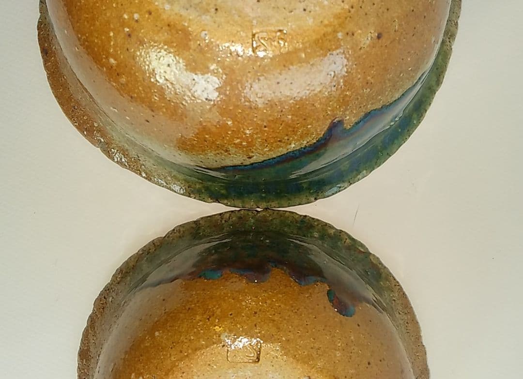 長倉翠子作　大小深鉢　作家の心が感じとれる作品