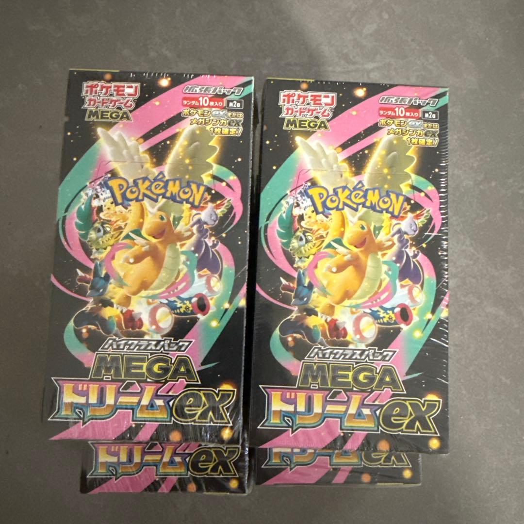 ポケモンカード MEGAドリームex 4パック