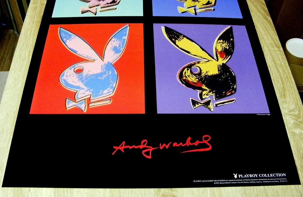 アンディ ウォーホル Playboy Bunny 4 1999年製 ポスター