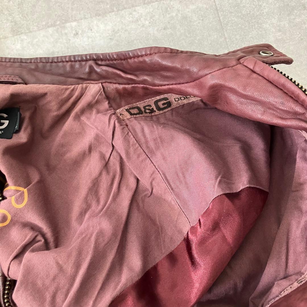 archive D&G ドルガバ レザー ジャケット/ブルゾン/size46