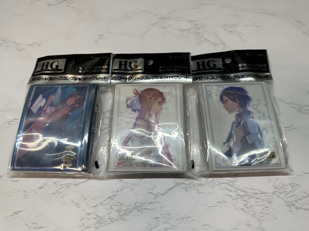 ソードアート・オンライン ブシロード スリーブ コレクション アスナ キリト