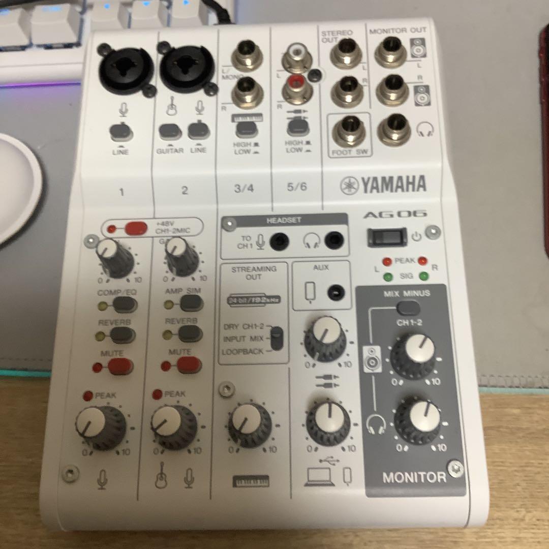 YAMAHA AG06 ミキサー