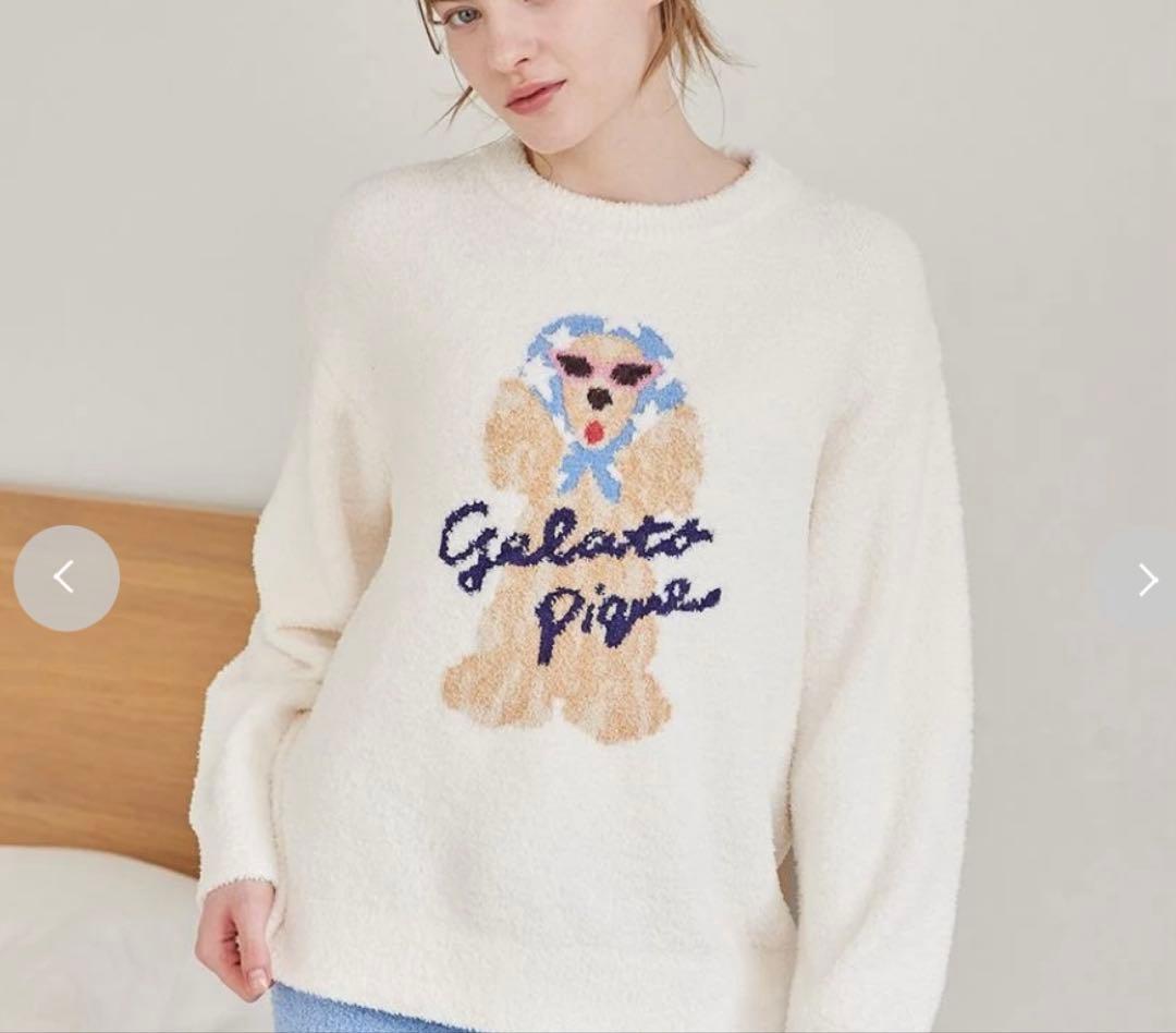 gelato pique スカーフドッグプルオーバー