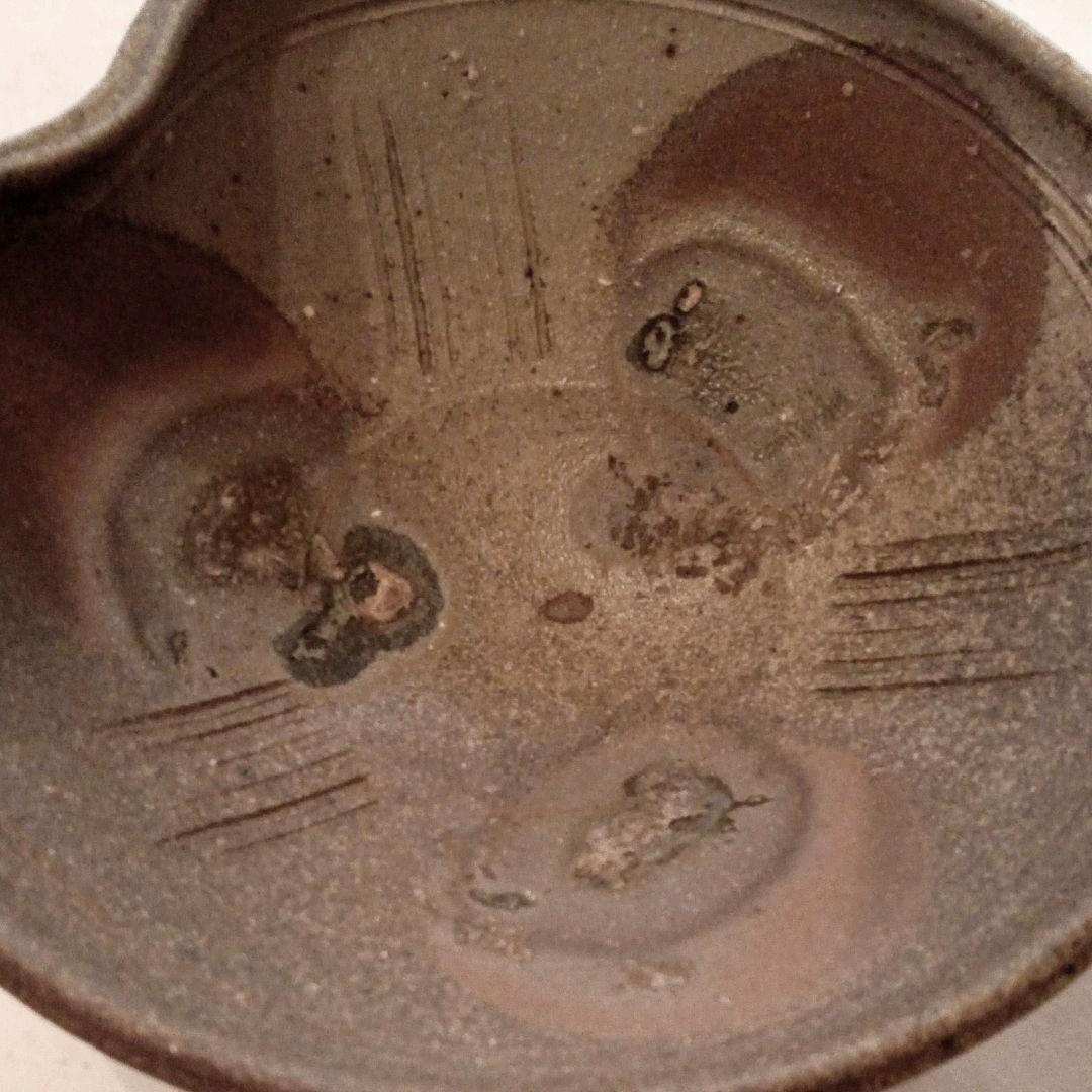 京焼　窯変片口八寸鉢