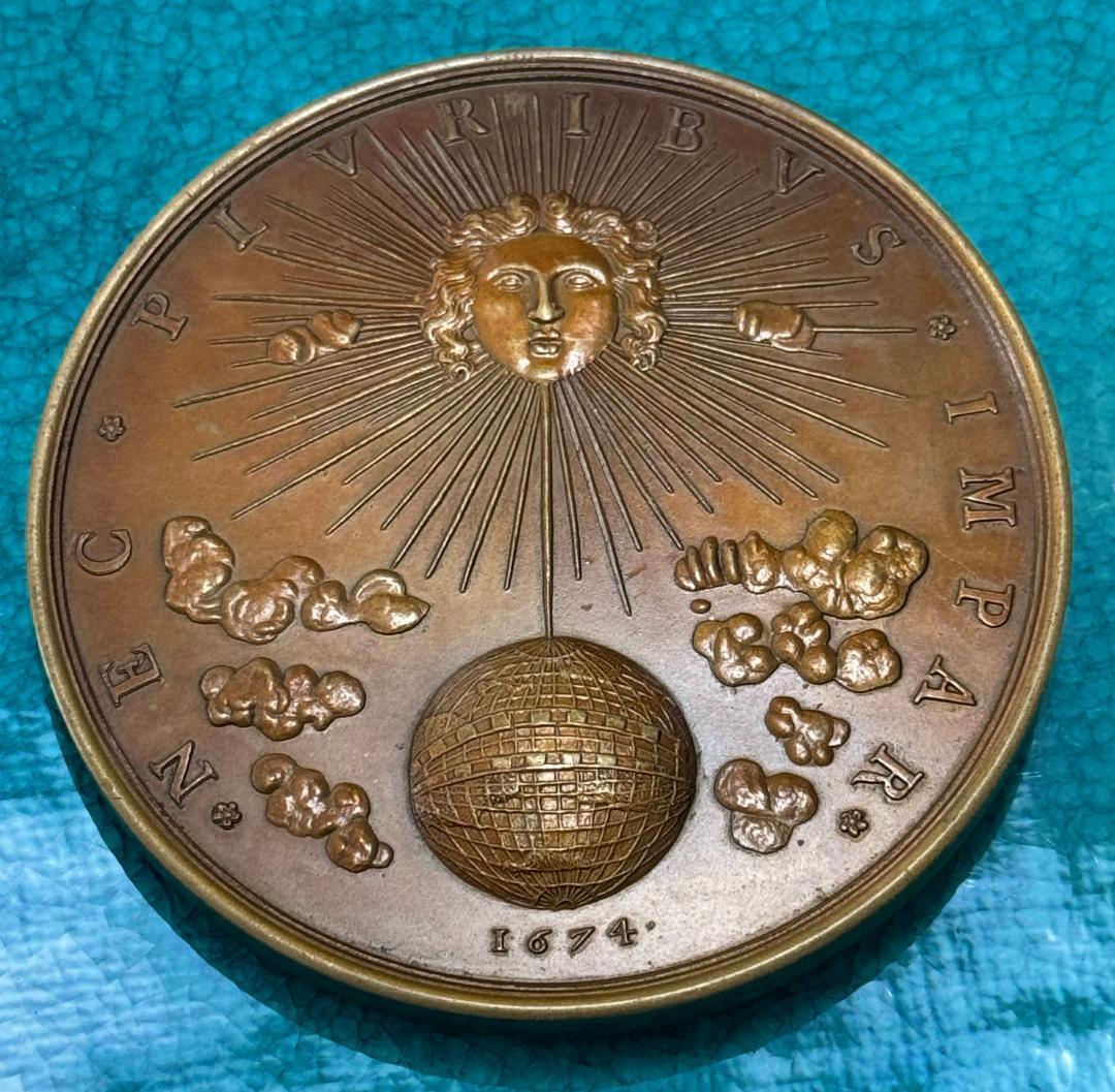 1674 フランス ルイ14世 国王 勲章 超大型 ブロンズメダル
