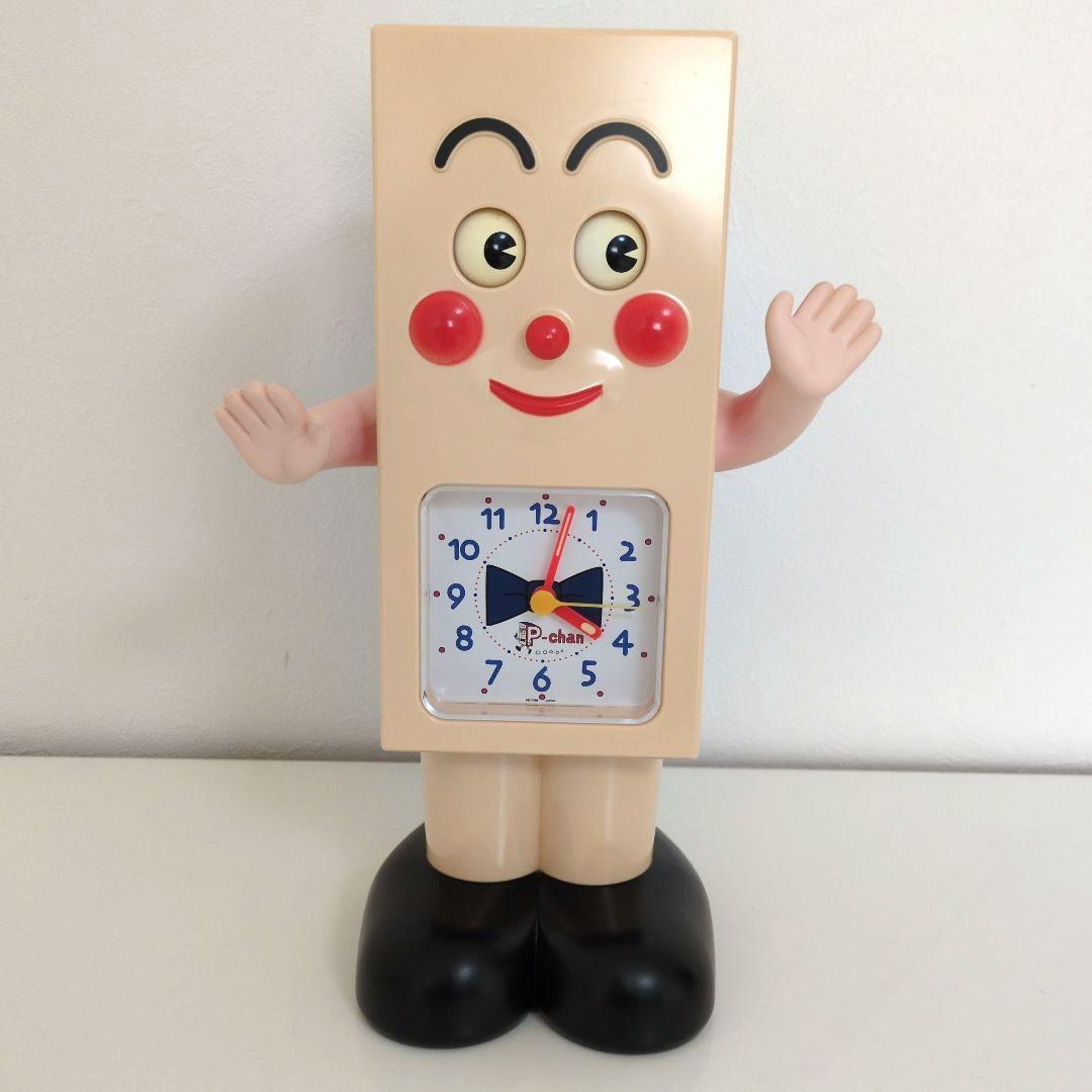 【希少】ポンキッキーズ Pちゃん 目覚まし時計　置き時計　P-chan